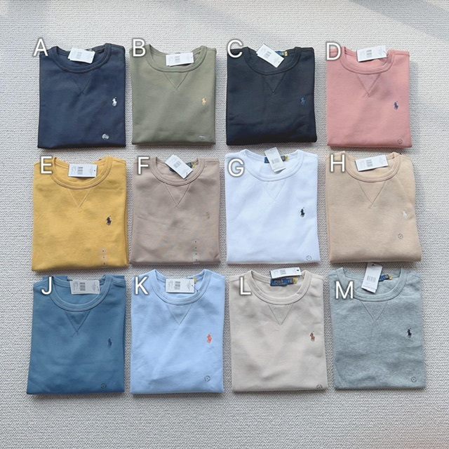 工廠🏭直銷‼️Pol*O Ral*ph Lau*ren 情侶款秋天薄料長袖Tee-2502159