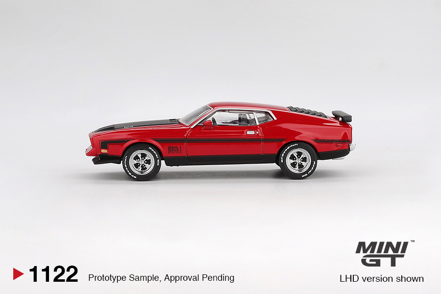 【預訂】Mini GT 1122 Ford Mustang Mach1 1971 Race Red