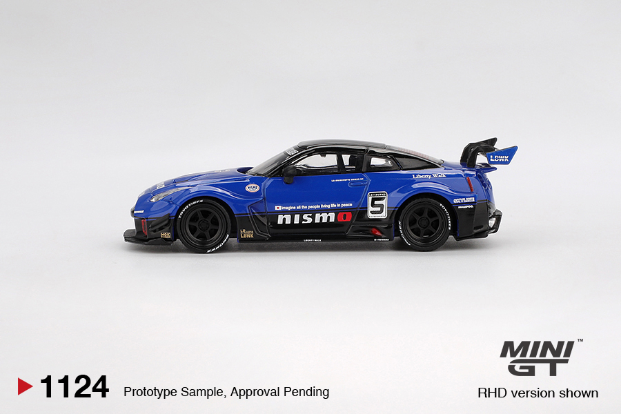 【預訂】Mini GT 1124 LB-Silhouette WORKS GT NISSAN 35GT-RR Ver.2 Blue