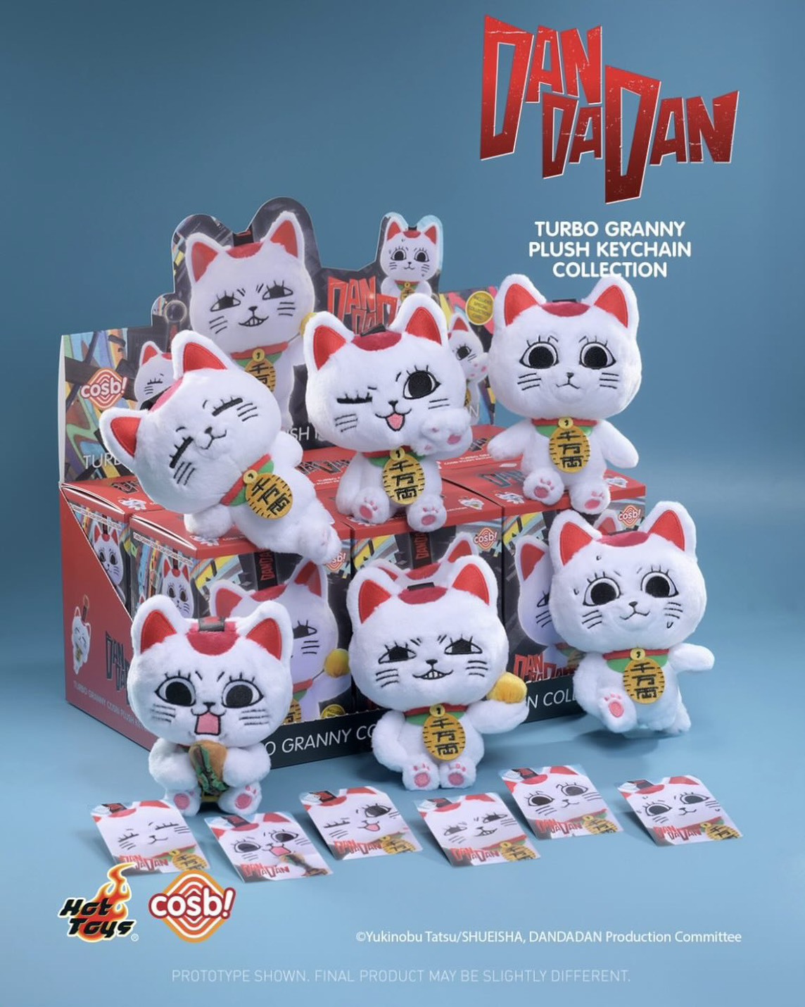 iSNEAKERS｜膽大黨 高速婆婆 Q版公仔 絨毛吊飾 盲盒 6款