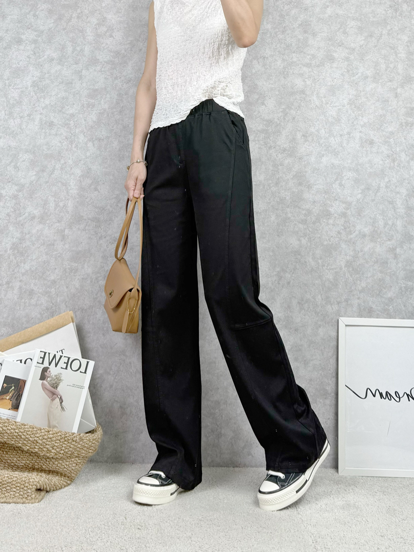 好感顯瘦黑神褲♡親膚有感修飾寬褲 ⚡️搶現貨⚡️