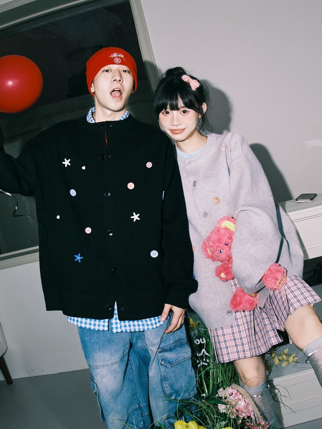 LEMANISM 童趣別釦針織毛衣外套