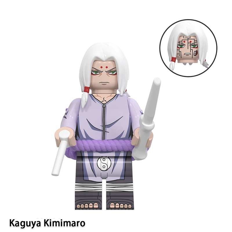 Naruto Kaguya Kimimaro Custom Minifigures Fit Lego WM6113 WM2153