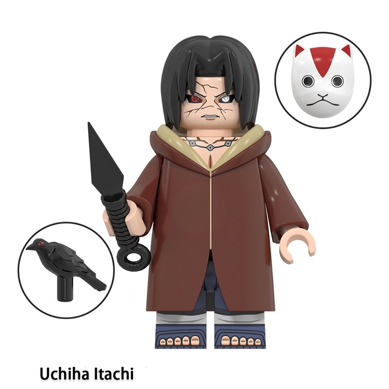 Naruto Uchiha Itachi Custom Minifigures Fit Lego WM6113 WM2154