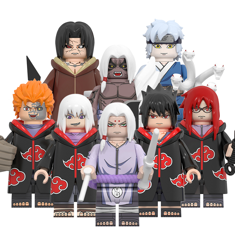 Naruto Custom Minifigures Set Fit Lego WM6113