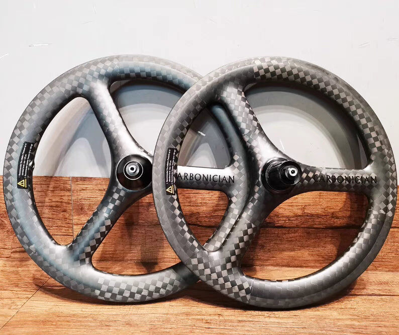 Carbonician 碳纖維三刀 305/349/355 小輪車輪組