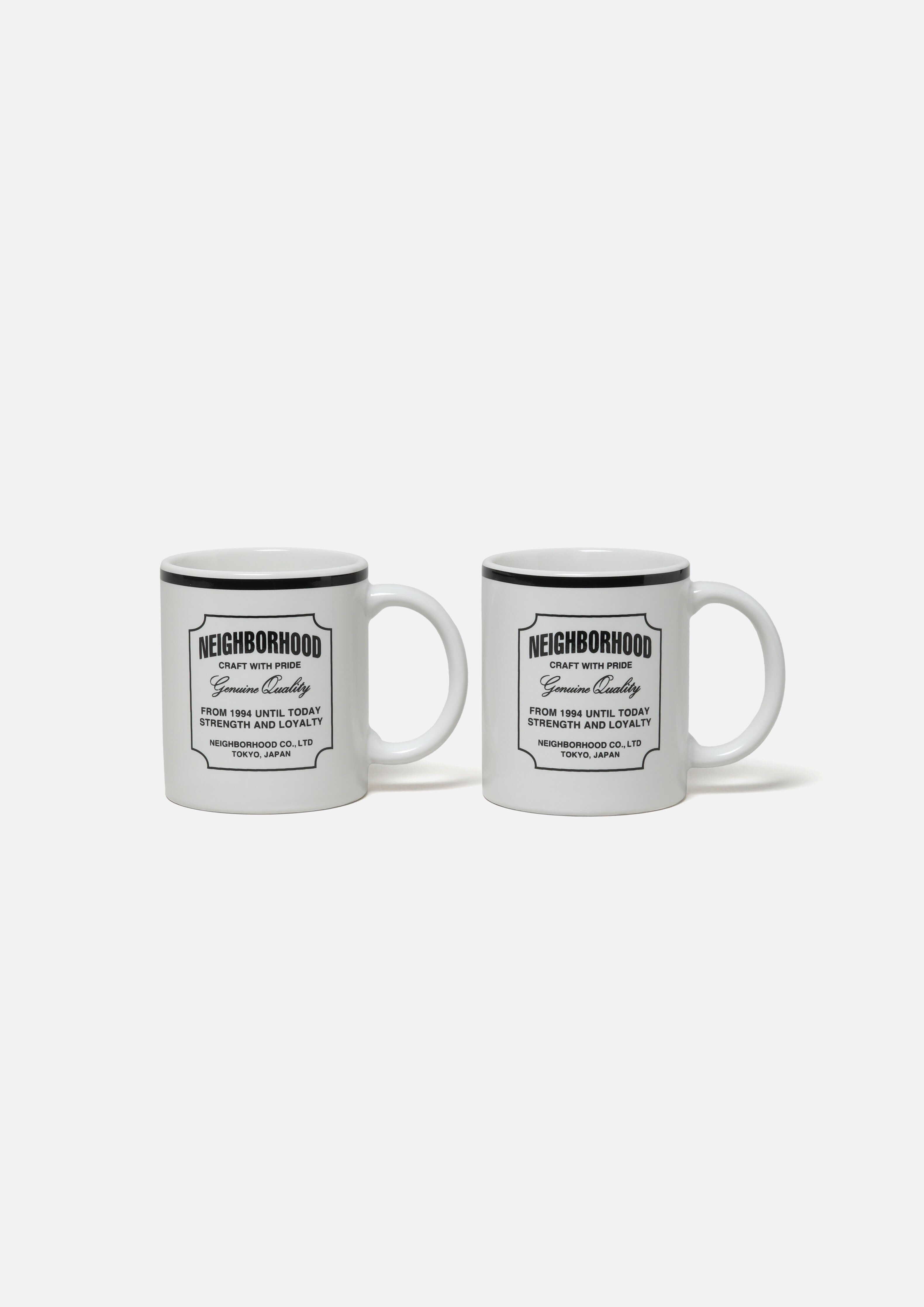 2025AW NEIGHBORHOOD NBHD MUG CUP SET 一對 一組兩個 杯子 馬克杯 現貨 252MYNH-AC06