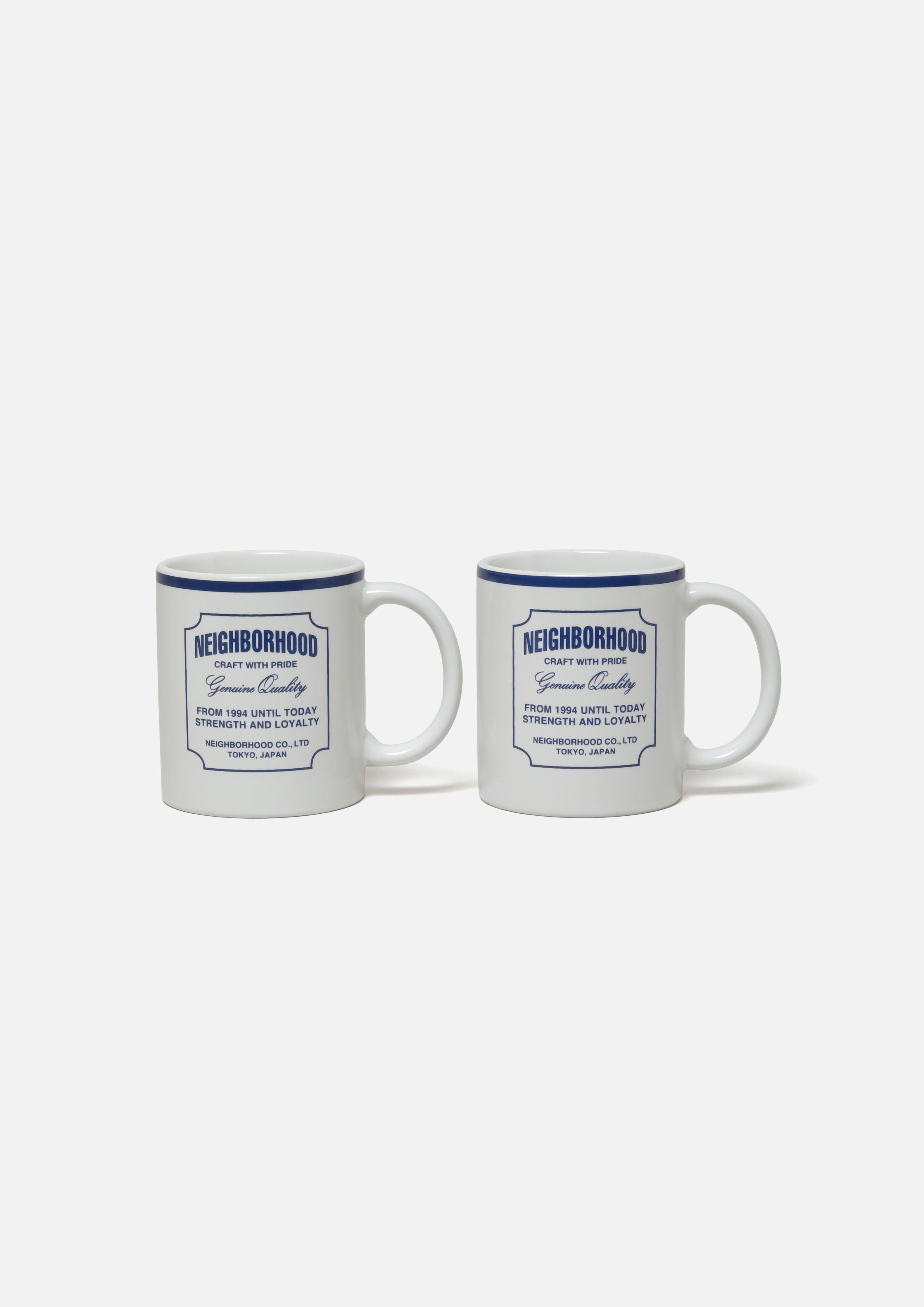 2025AW NEIGHBORHOOD NBHD MUG CUP SET 一對 一組兩個 杯子 馬克杯 現貨 252MYNH-AC06
