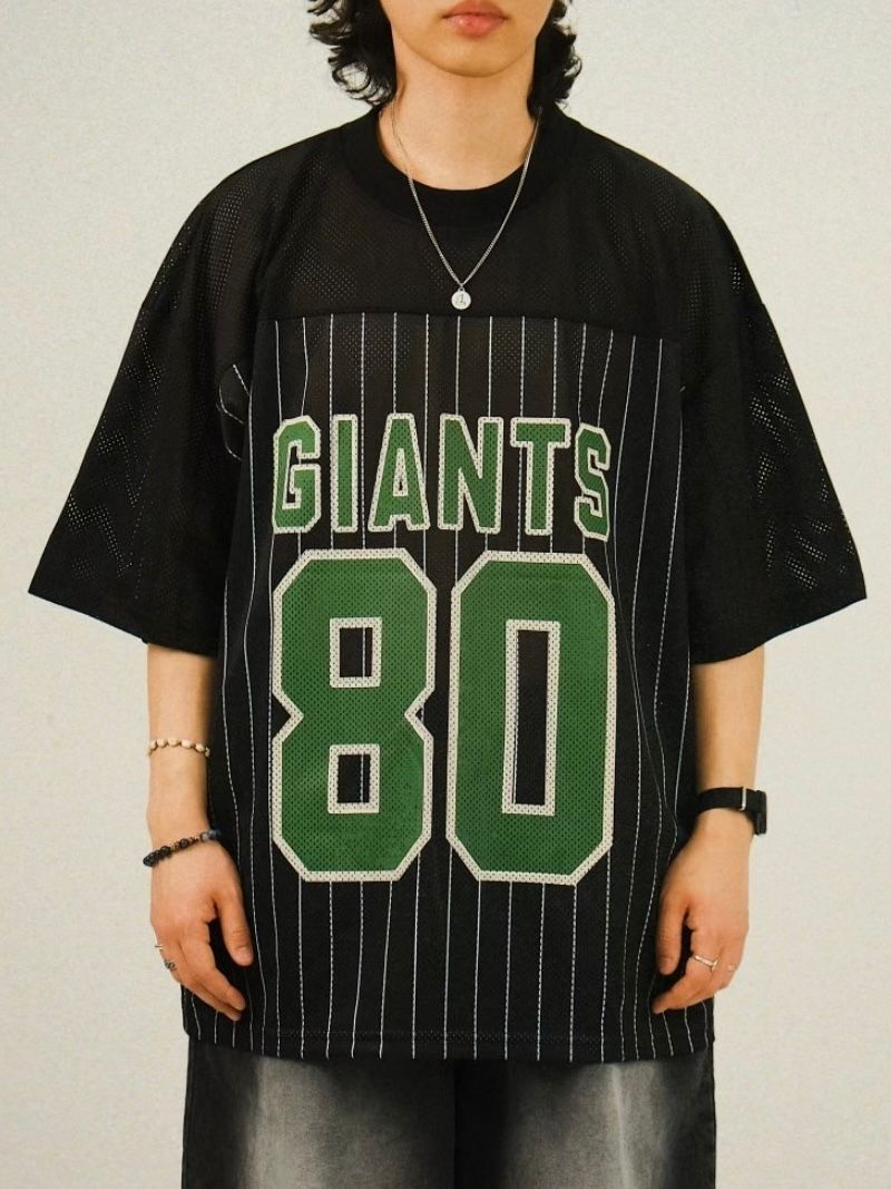 OverSize英文字短袖Tee T5789