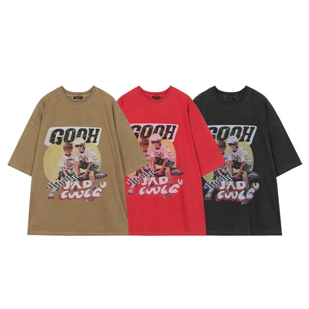 OverSize英文字圖案短袖Tee T5790