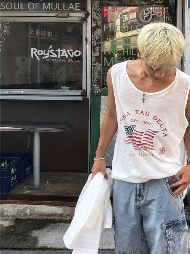 Joby 星條旗無袖上衣