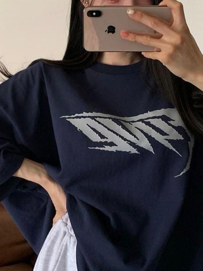 OverSize英文字短袖Tee T5800