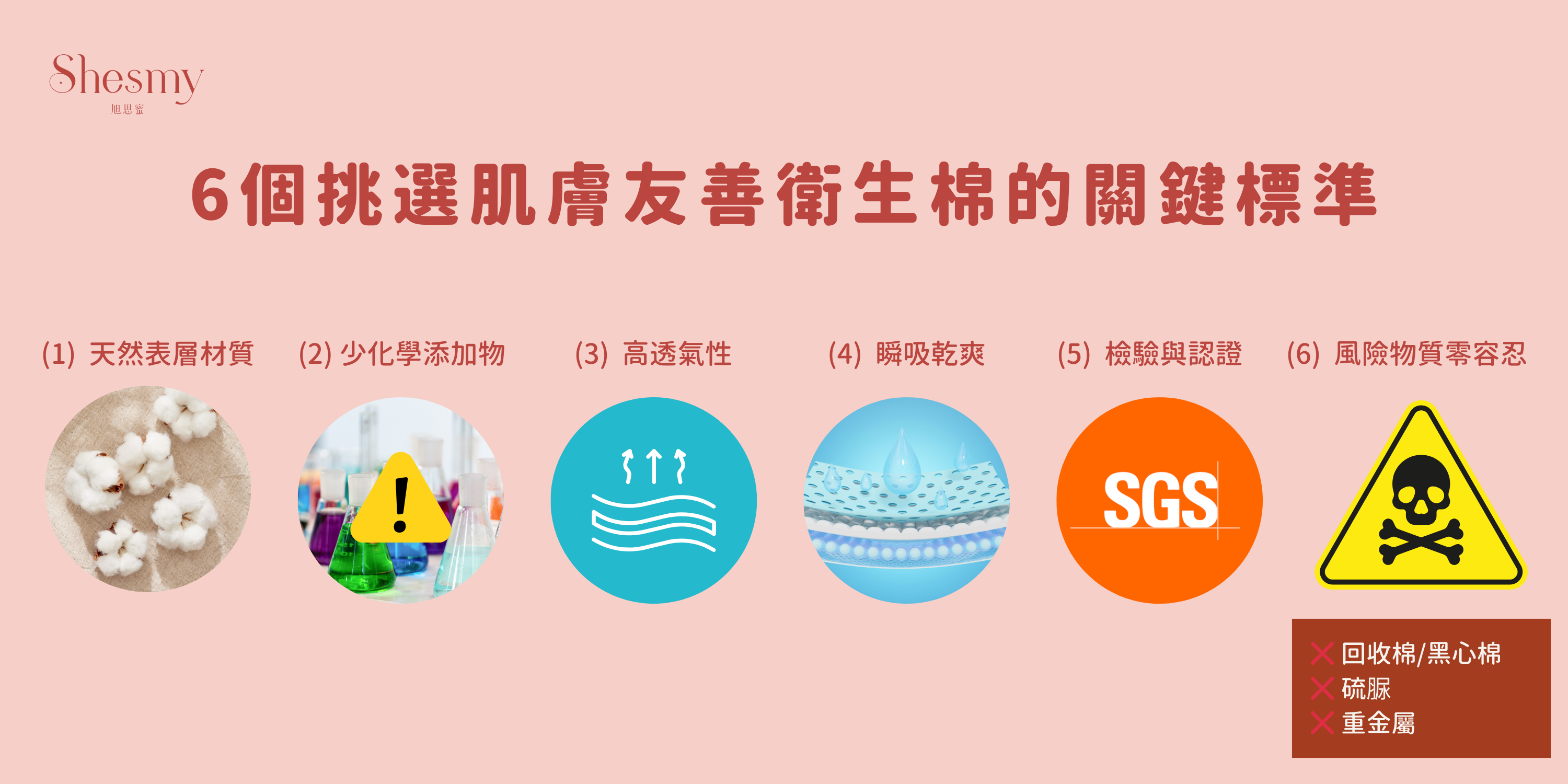 6 個挑選肌膚友善衛生棉的關鍵標準