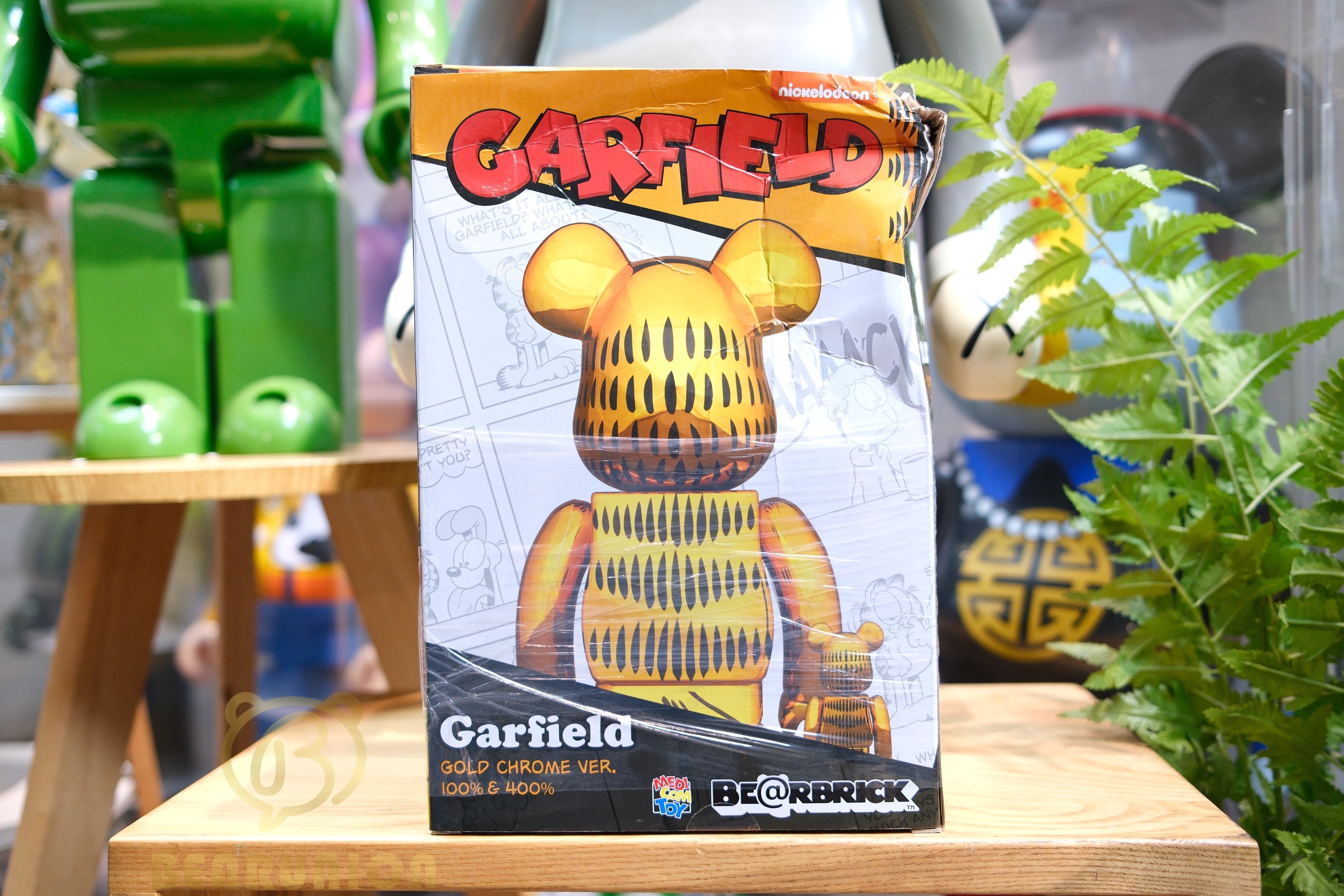 🥇現貨🥇Bearbrick 400% 100% Garfield