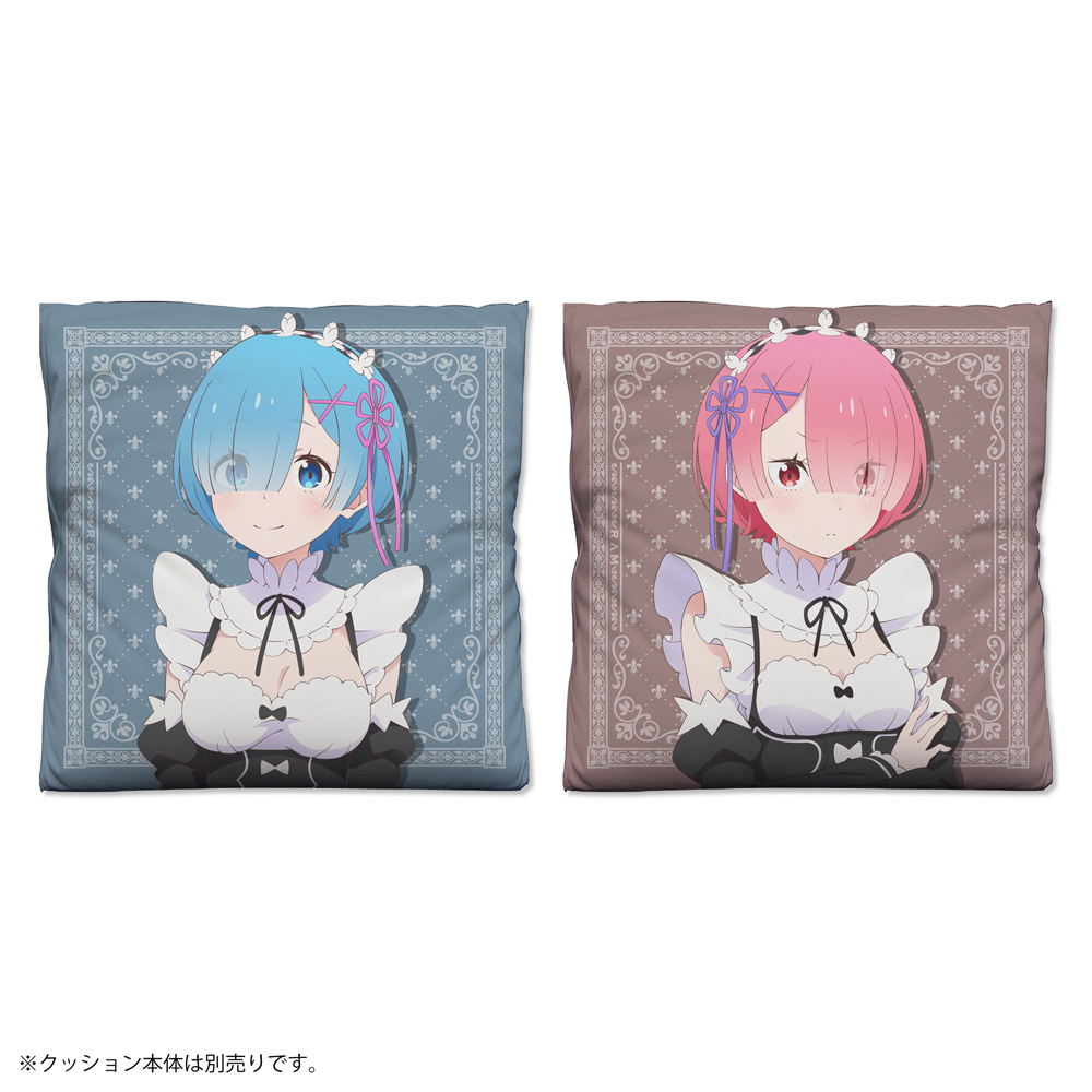 Cospa 0908 ラム＆レム 両面プリントクッションカバー [Re:ゼロから始める異世界生活]