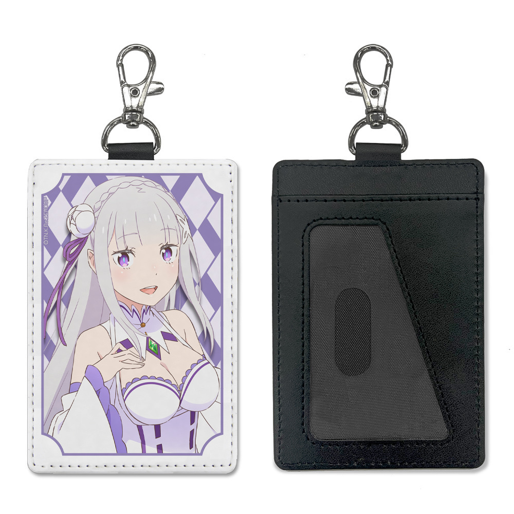 Cospa 0908 エミリア パスケース（ナスカン付き） [Re:ゼロから始める異世界生活]