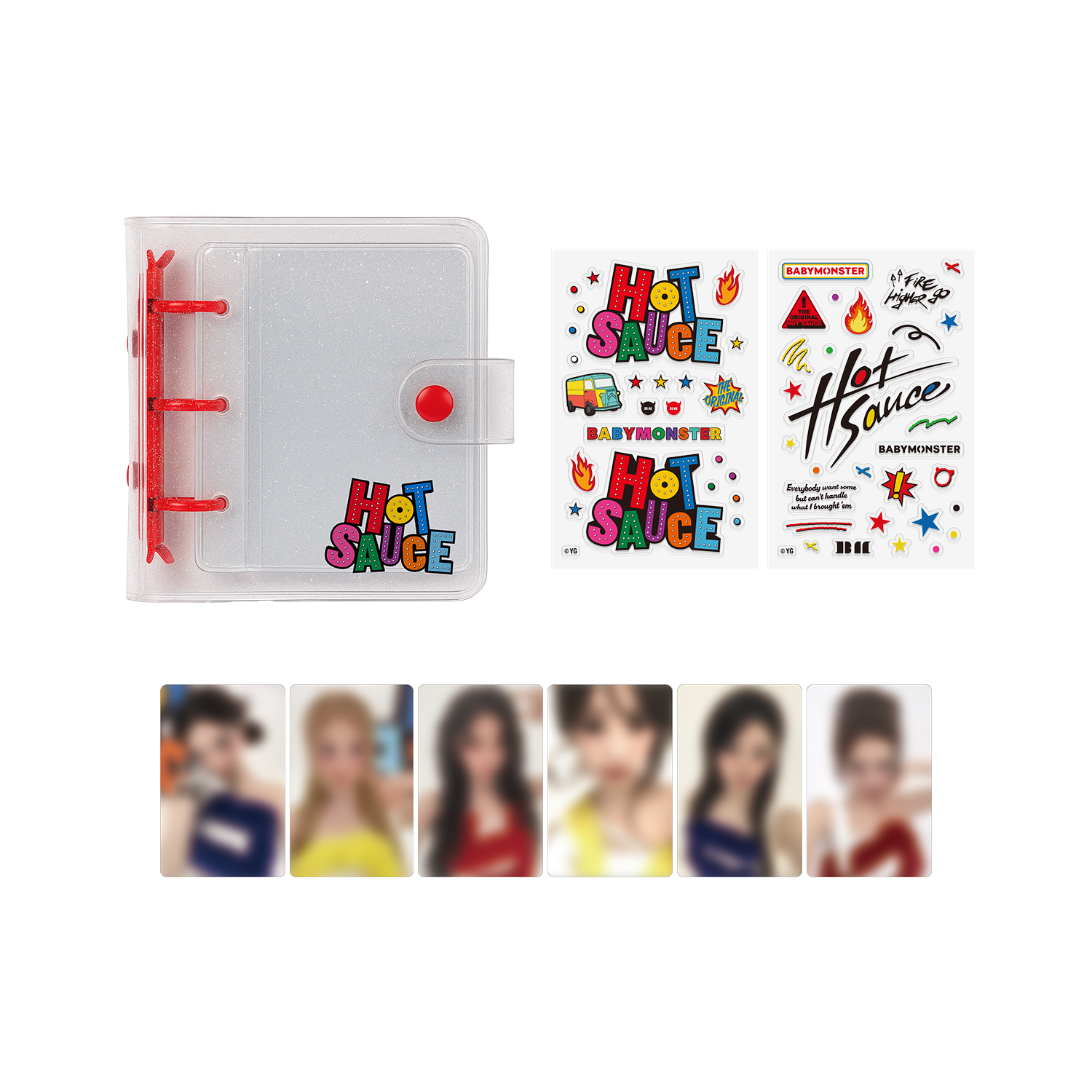 BABYMONSTER HotSauce ポップアップ ケース トレカ6枚セット BABYMONSTER POPUP HOT SAUCE アヒョン トレカ 7点 - メルカリ