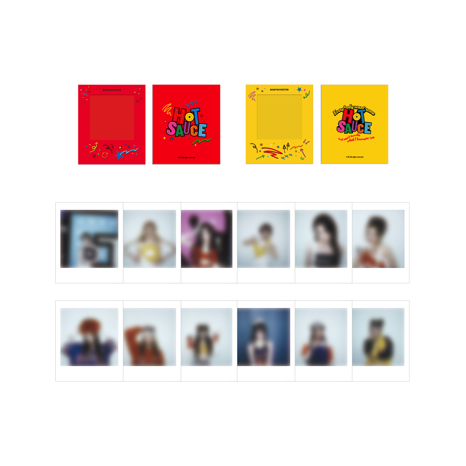 BABYMONSTER HotSauce ポップアップ ケース トレカ6枚セット BABYMONSTER POPUP HOT SAUCE アヒョン トレカ 7点 - メルカリ