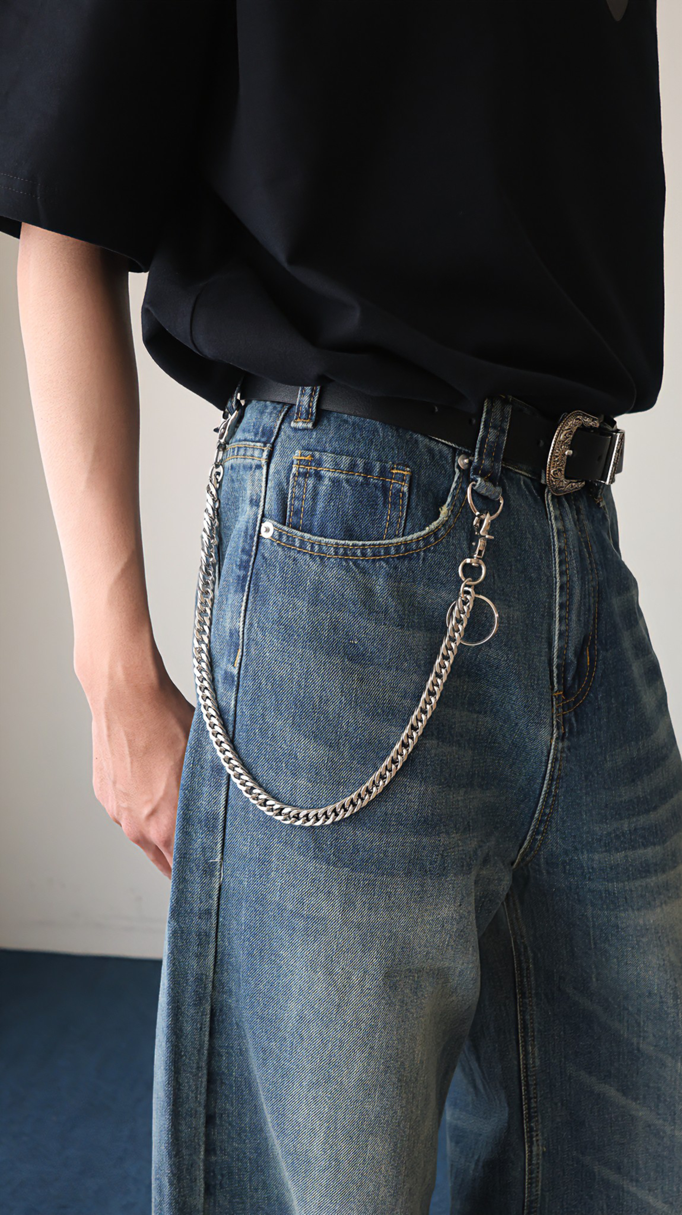 （現貨）粗版 不鏽鋼 古巴鍊 褲鍊 FST15