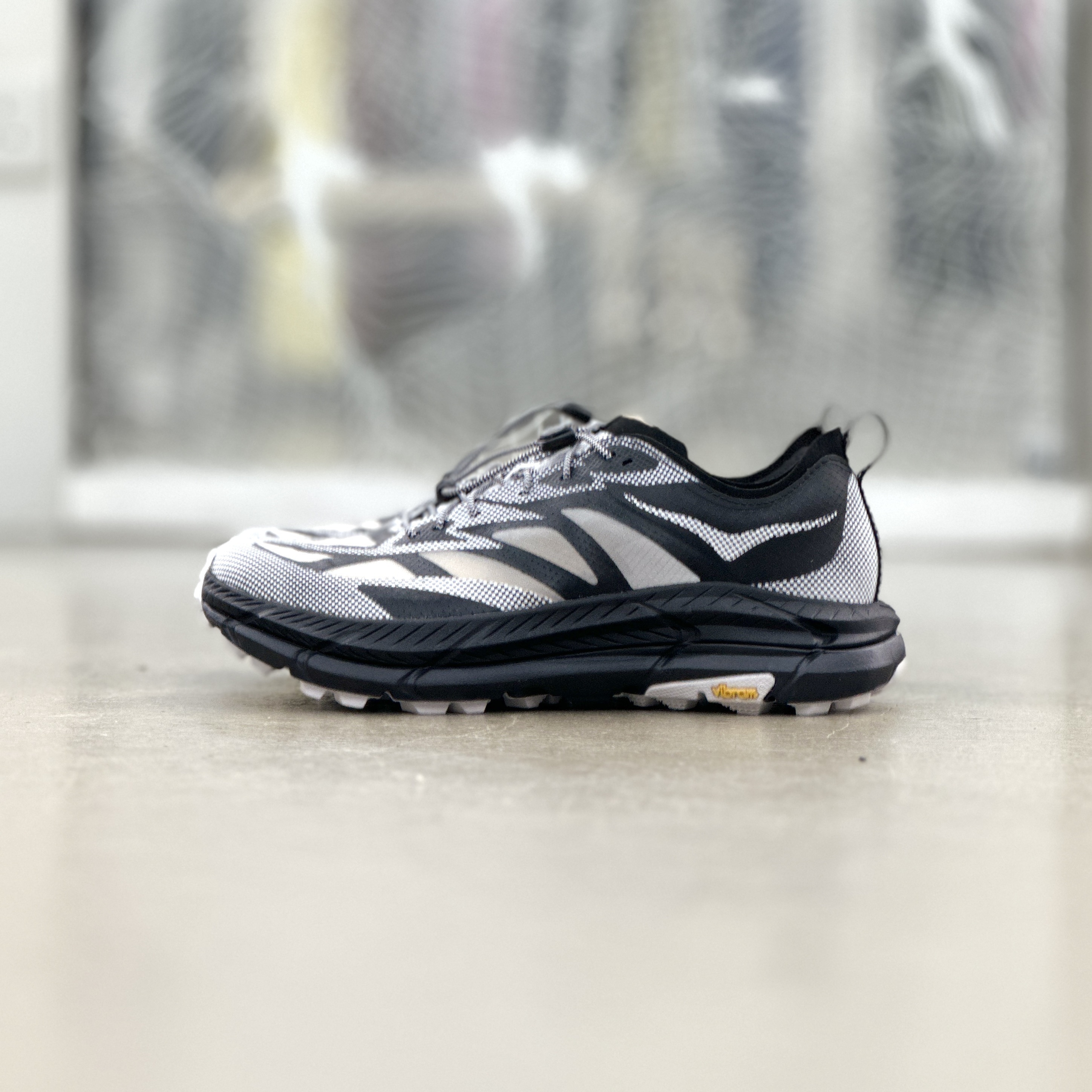 Hoka One One Mafate Speed 4 Lite Black White | 1168971BWHT