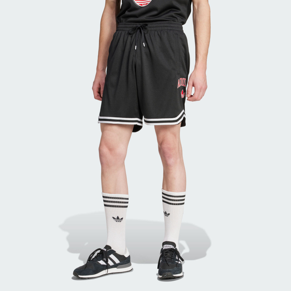 Adidas Ext Q12 Varsity JP1002 男 短褲 運動短褲 休閒短褲 籃球褲 黑 紅 亞版