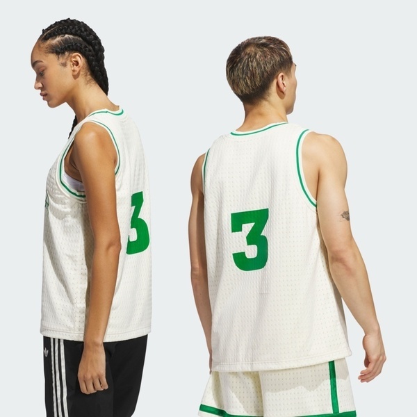 Adidas Og Bball Jersey JP2138 男女 背心 運動背心 籃球球衣 米 綠 亞版