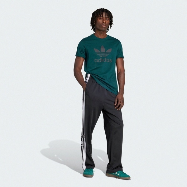 Adidas Trefoil T-shirt JY1429 男 T恤 運動上衣 休閒短袖 綠 亞版