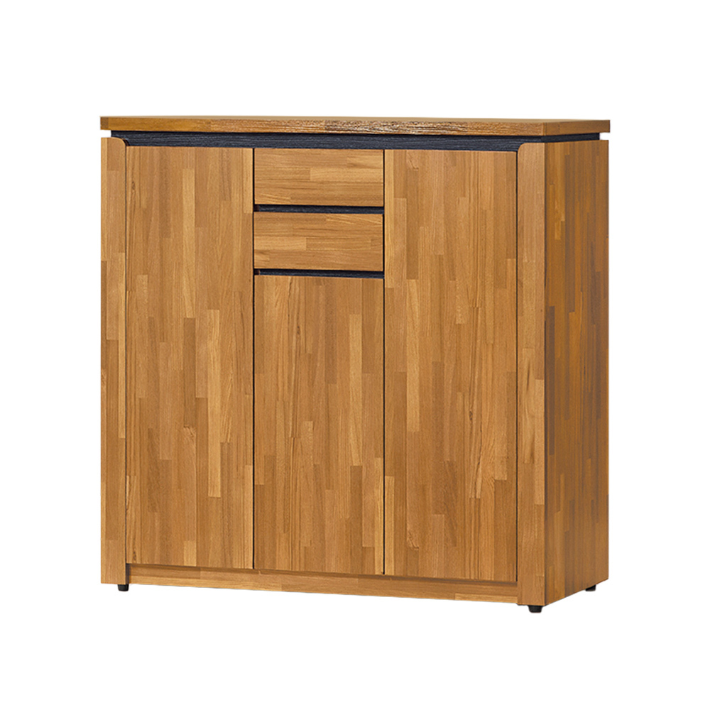 傑卡斯4尺三門鞋櫃(集層木)