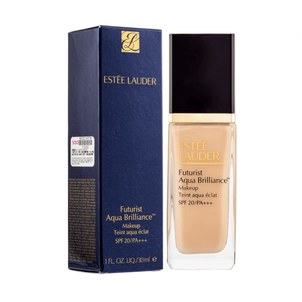 ESTEE LAUDER Futurist Aqua Brilliance Makeup With Intense Moisture Infusion Spf20/Pa+++ 30ml #1W0 Warm Porcelain