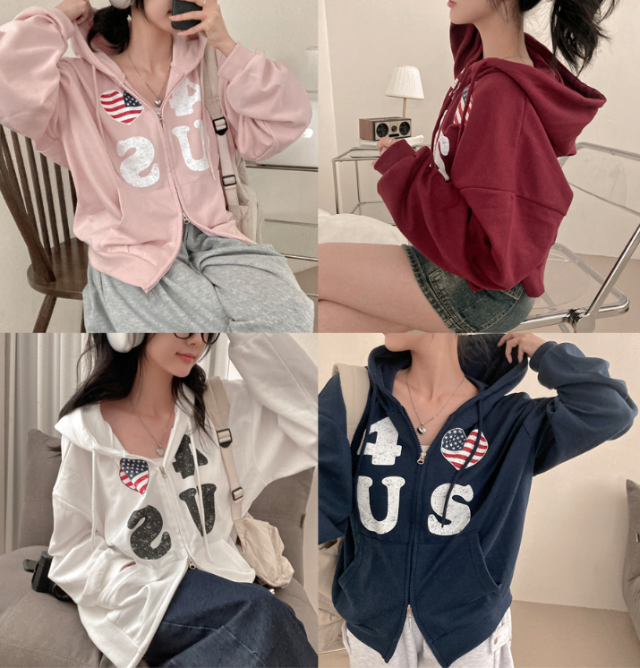 早秋預訂｜4US TWOWAY ZIPUP HOODIE