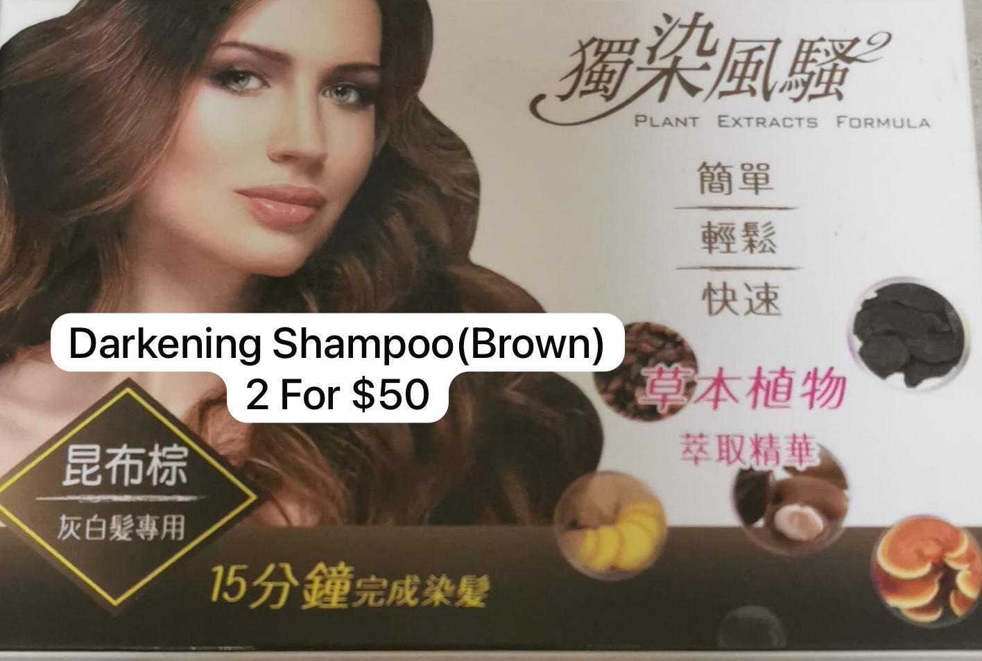 2 DARKENING SHAMPOO (BROWN)