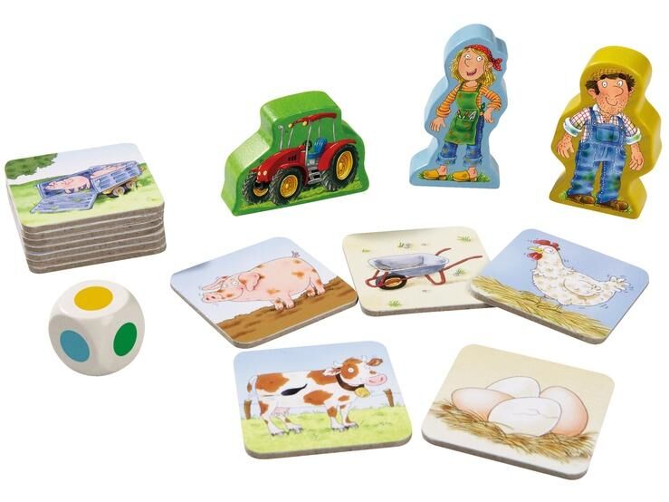 HABA 德國桌遊-拖拉機農場 (auf den Bauernhof)