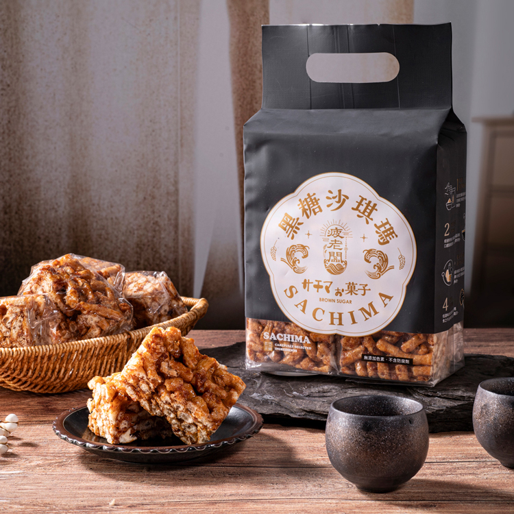 【FUN JIA】黑糖沙琪瑪 25*16g/袋