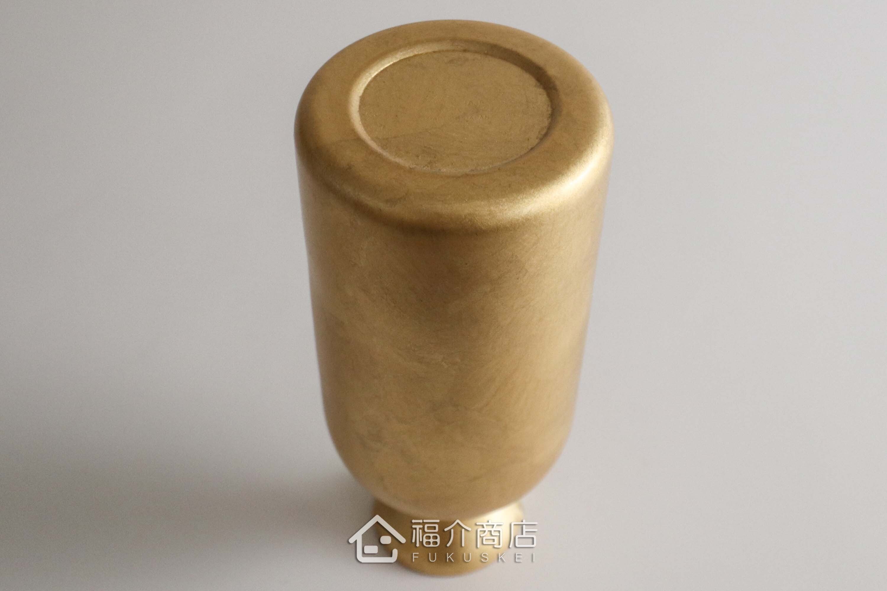 用於盛裝日本清酒用的金箔造型不鏽鋼材質雙層保溫壺