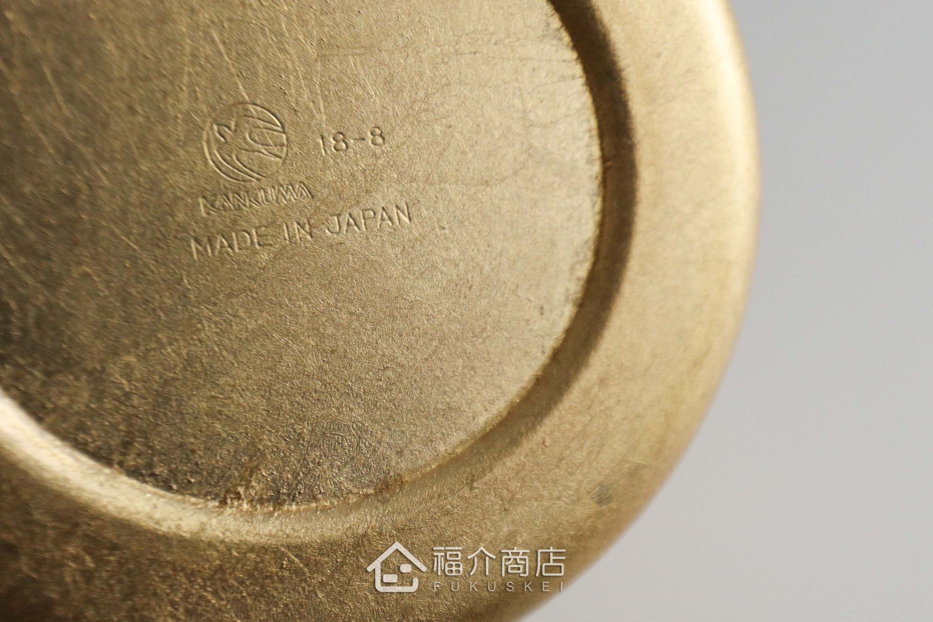 用於盛裝日本清酒用的金箔造型不鏽鋼材質雙層保溫壺