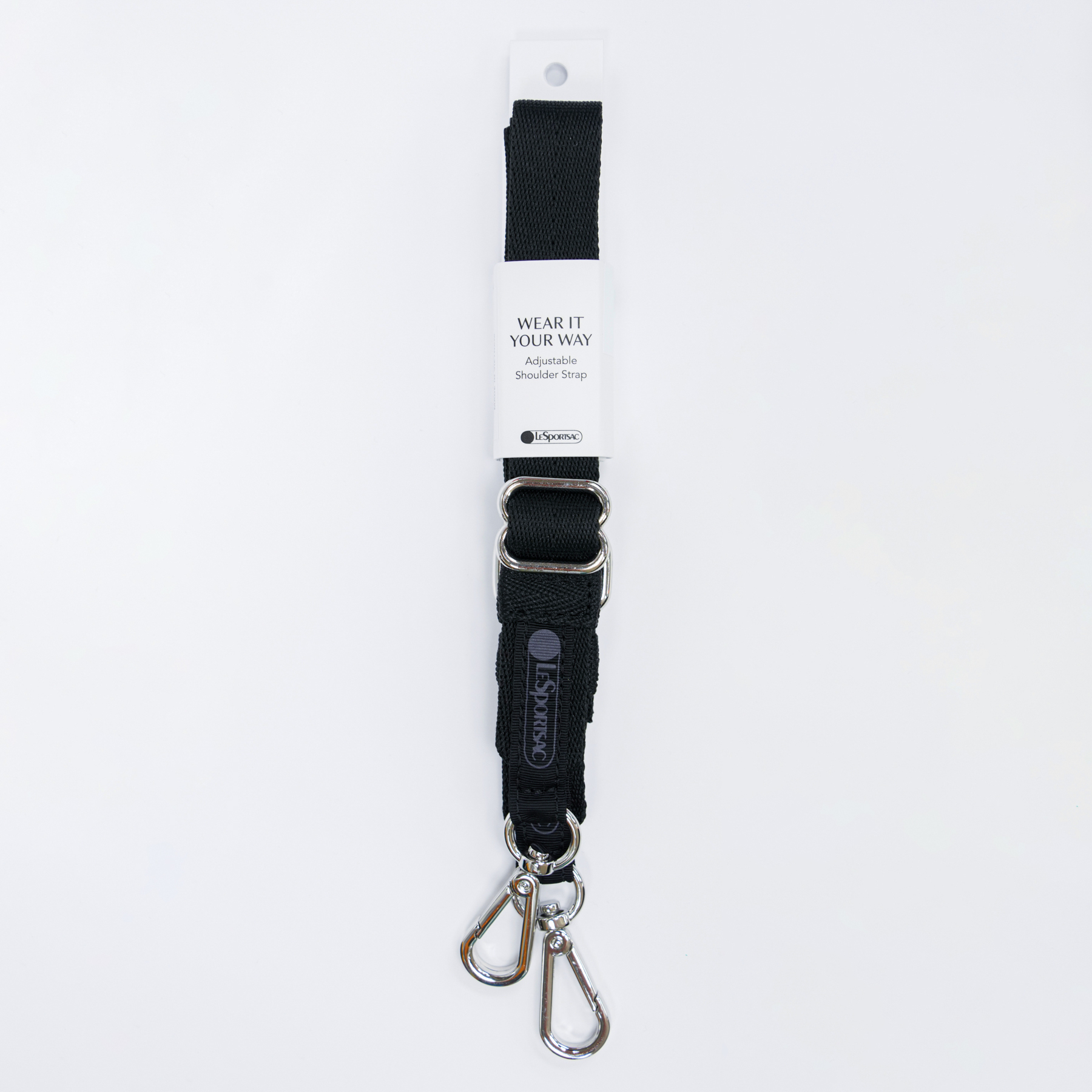 2CM 可拆式調節肩帶 (TRUE BLACK STRAP)