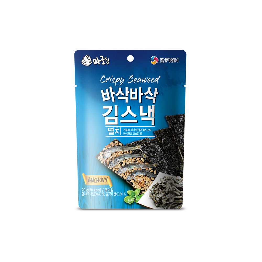 【BKSHOP】海苔脆片(鯷魚口味)20G