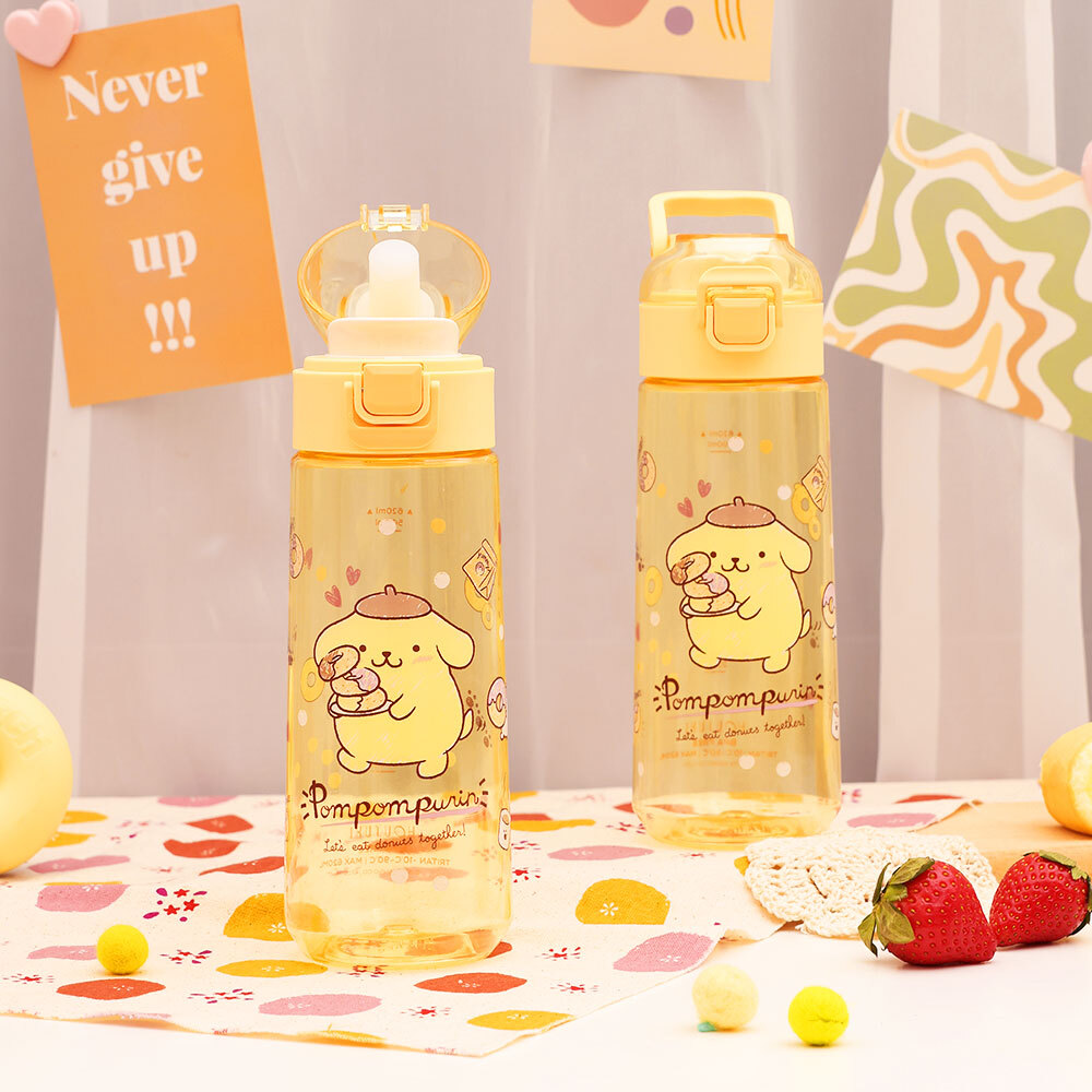 三麗鷗布丁狗Tritan彈蓋式直飲水瓶-620ml