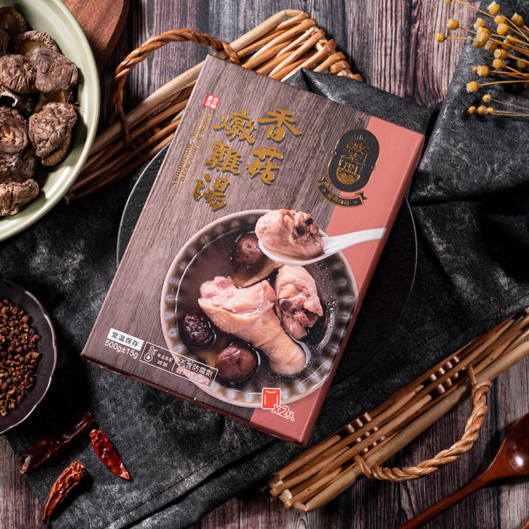 【FUN JIA】香菇燉雞湯 500g*2入/盒
