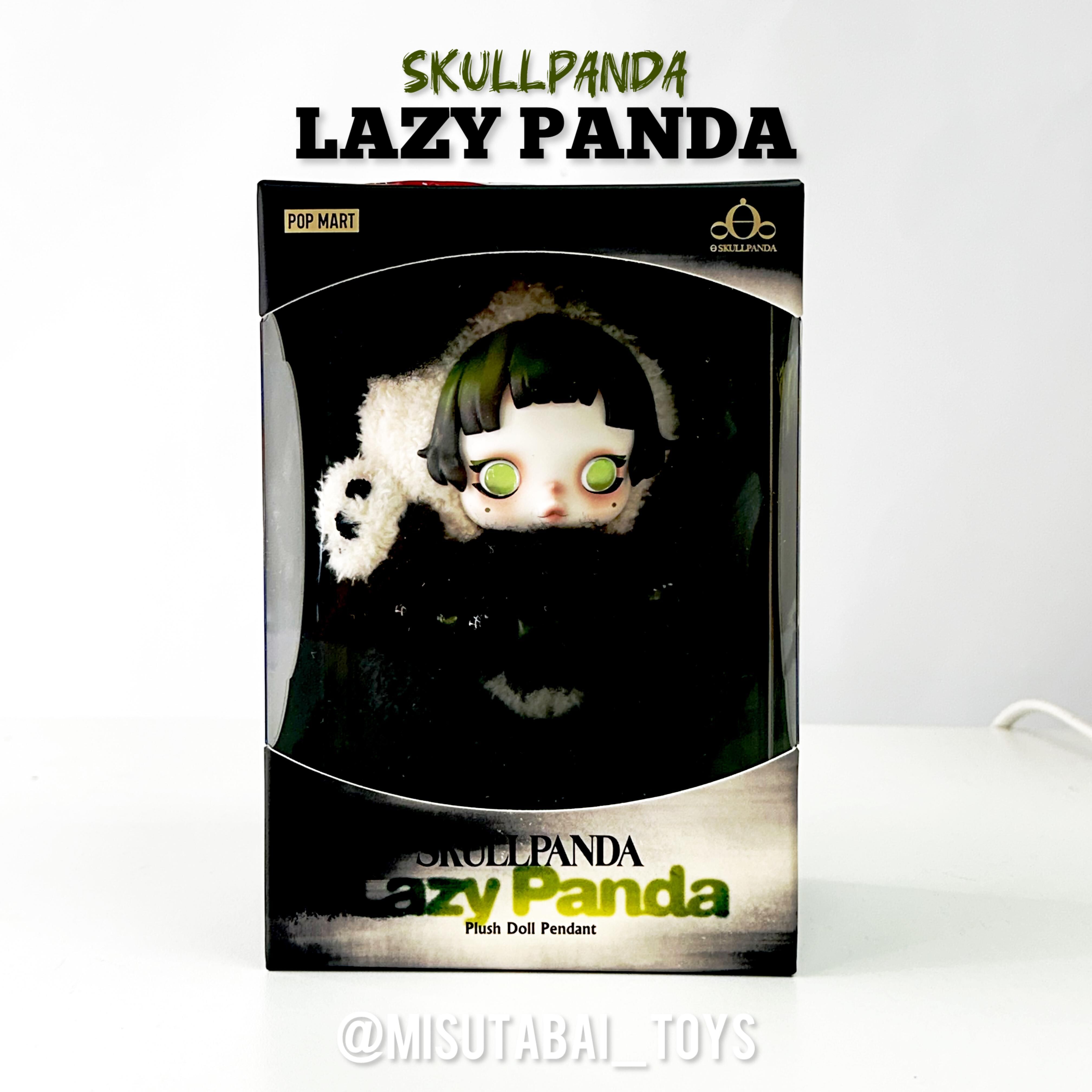 SKULLPANDA Lazy Panda Plush Doll Pendant