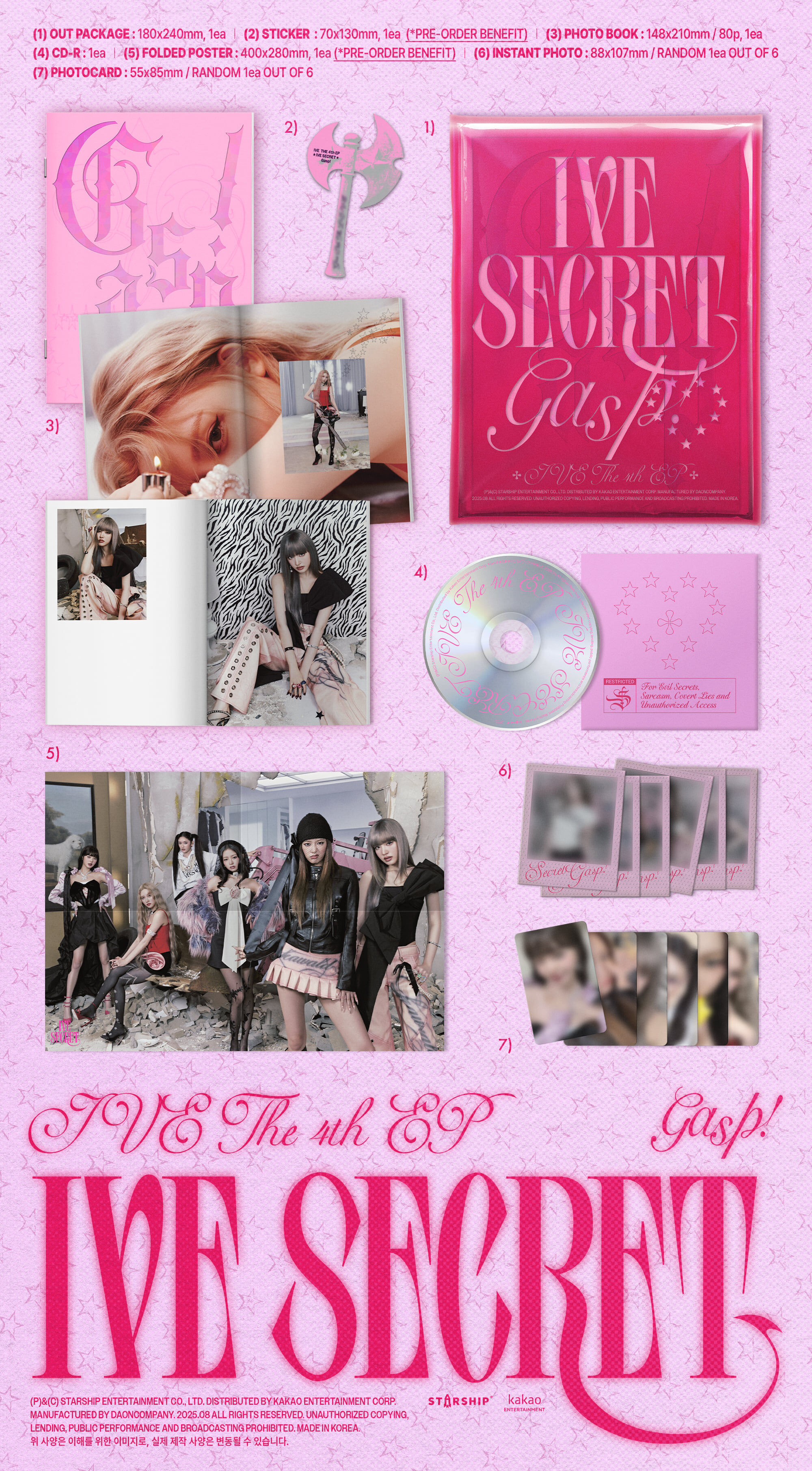 IVE ~ IVE SECRET (VER SET / LOVED IVE VERSION)
