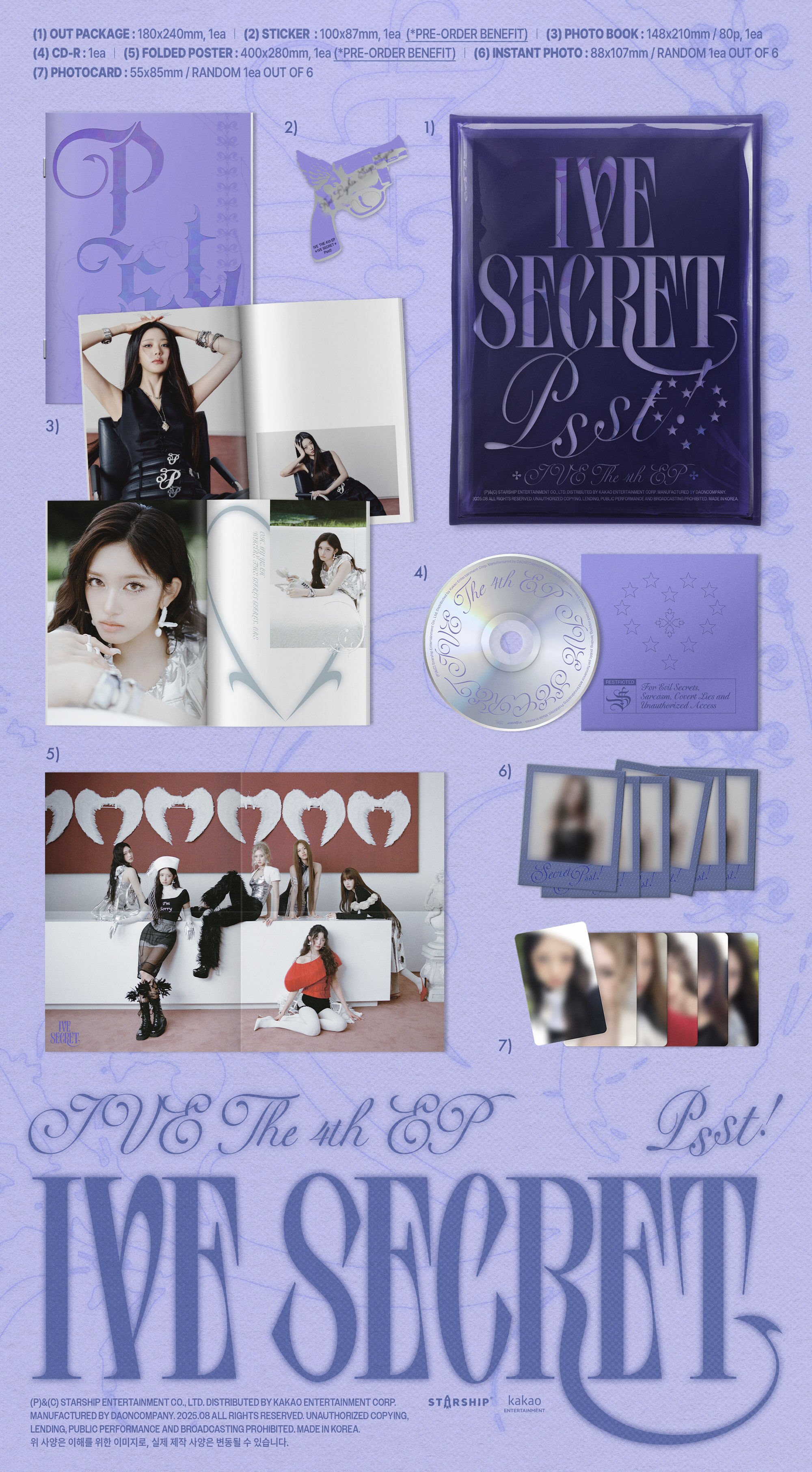 IVE ~ IVE SECRET (VER SET / LOVED IVE VERSION)
