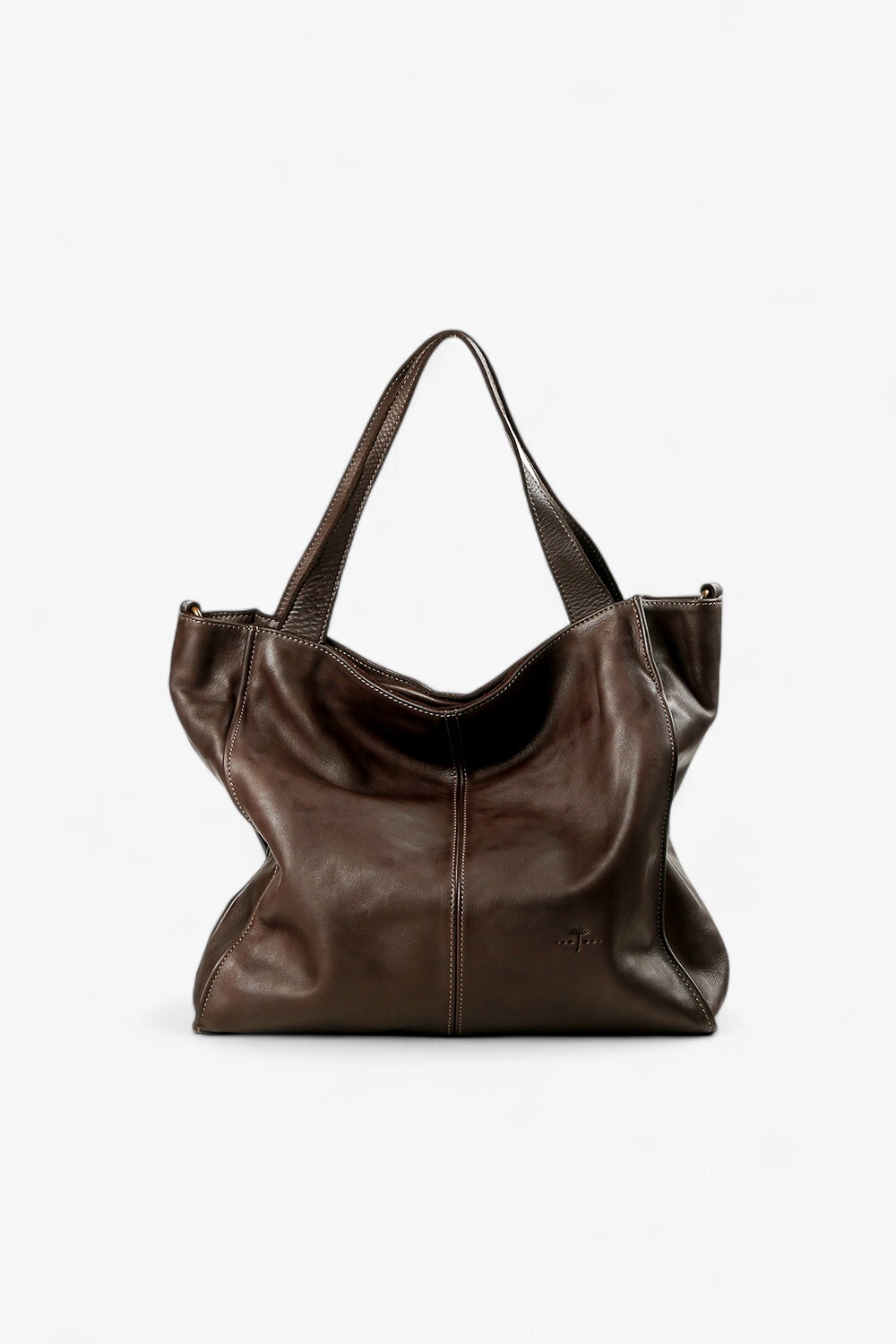 Moana 柔革極簡大托特包 深咖