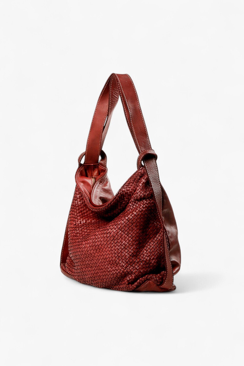 Doppia Woven 編織兩用包 紫紅