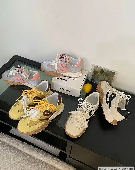 2879-2韓國真皮撞色阿甘德訓鞋