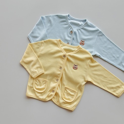 25S/S DTD竹纖維愛心鏤空系列-四色輕薄開襟衫