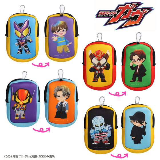 236800 Pbandai 2025/11月 仮面ライダーガヴ　カラビナ付きポーチ（全4種）
