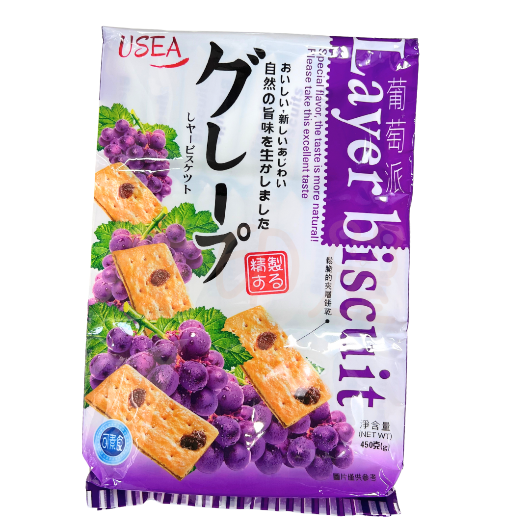 葡萄夾層餅乾450g