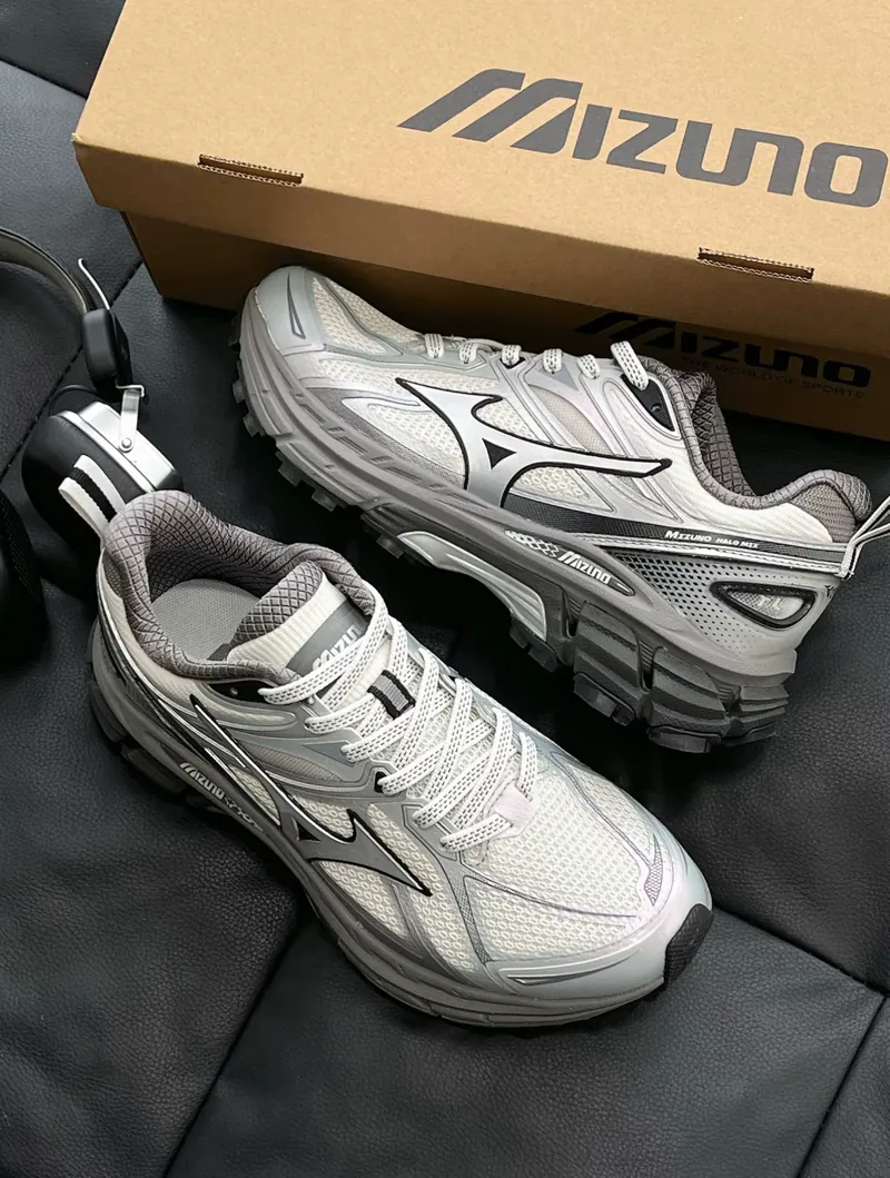 Mizuno Halo Mix TL "Silver Grey" 銀灰色 復古 防潑水 D1GH251202