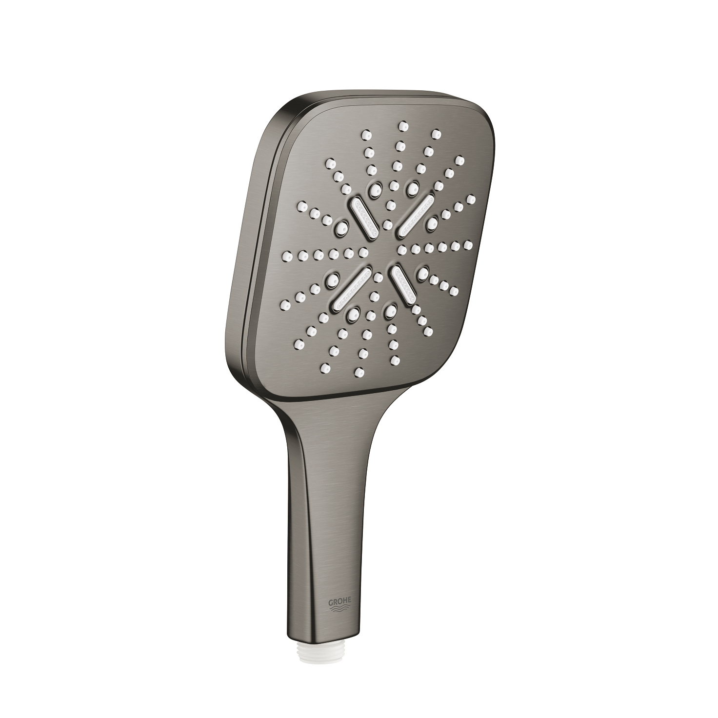 GROHE｜Rainshower SmartActive Cube 三段式方形蓮蓬頭（石墨黑）26582AL0